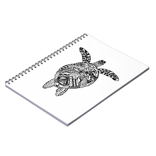 Carnet Tortue de style (Côté gauche)