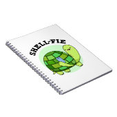 Carnet Tortue drôle de Shell-fie Selfie Pun (Côté Droit)