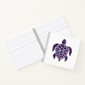 Carnet Tortue florale (Intérieur)