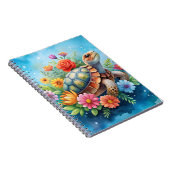 Carnet Tortue florale (Côté Droit)
