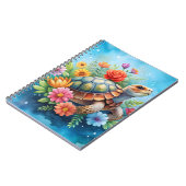 Carnet Tortue florale (Côté gauche)