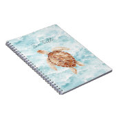 Carnet Tortue marine de l'océan (Côté Droit)