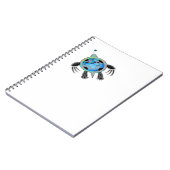 Carnet Tortue marine peinte (Côté gauche)