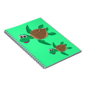 Carnet Tortue mignonne de bande dessinée (Côté Droit)