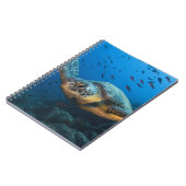 Carnet Tortue noire (verte) (Chelonia agassizi) (Côté gauche)