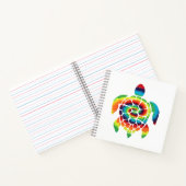Carnet Tortue Tie-Dye (Intérieur)