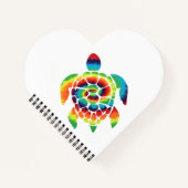 Carnet Tortue Tie-Dye     (Devant)