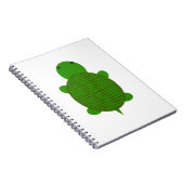 Carnet Tortue verte adorable (Côté Droit)