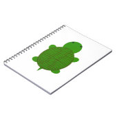 Carnet Tortue verte adorable (Côté gauche)