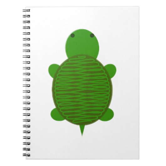 Carnet Tortue verte adorable (Devant)