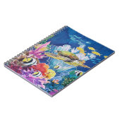 Carnet Tortue verte Ocean Scene (Côté gauche)