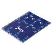 Carnet tortues bleues (Côté gauche)