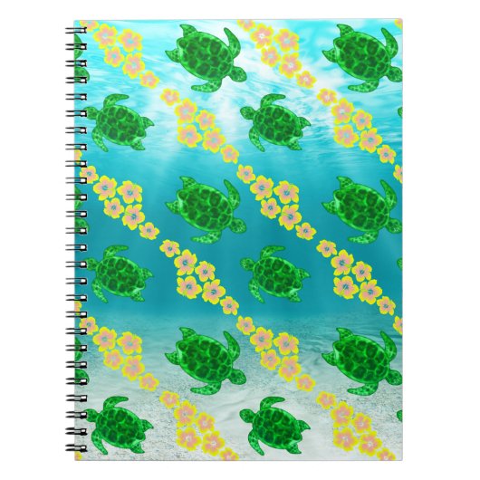 Carnet Tortues de mer verte (Devant)