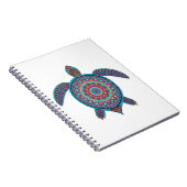 Carnet Tortuga Mandala — Calma Colorida (Côté Droit)