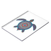 Carnet Tortuga Mandala — Calma Colorida (Côté gauche)