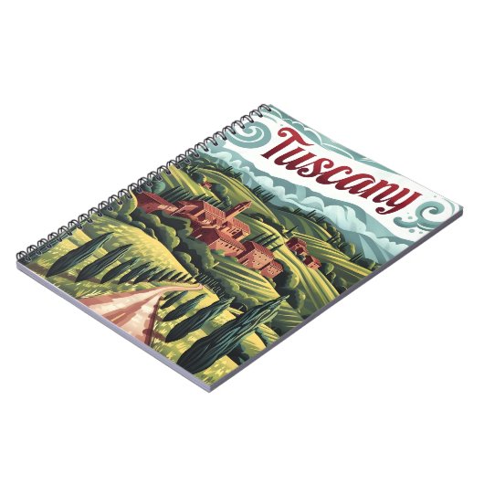 Carnet Toscane vintage (Côté gauche)