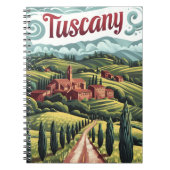Carnet Toscane vintage (Devant)
