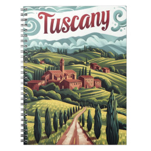 Carnet Toscane vintage