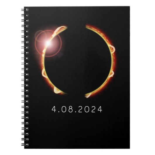 Carnet Total Solaire Eclipse 8 avril 2024 (Devant)