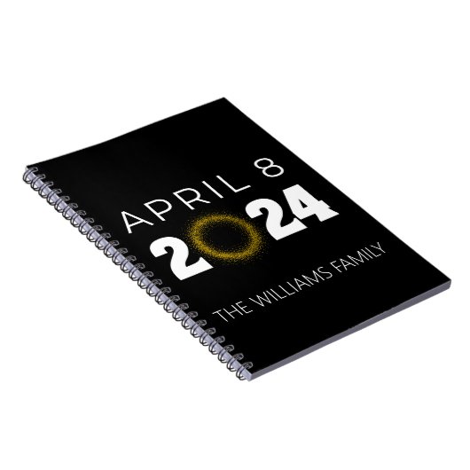 Carnet Total Solaire Eclipse USA 8 avril 2024 (Côté Droit)