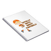 Carnet Totalement Nez Au Sujet Du Football (Côté Droit)