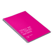 Carnet Totally Not My Murder Notebook – Funny Dark Humor  (Côté Droit)