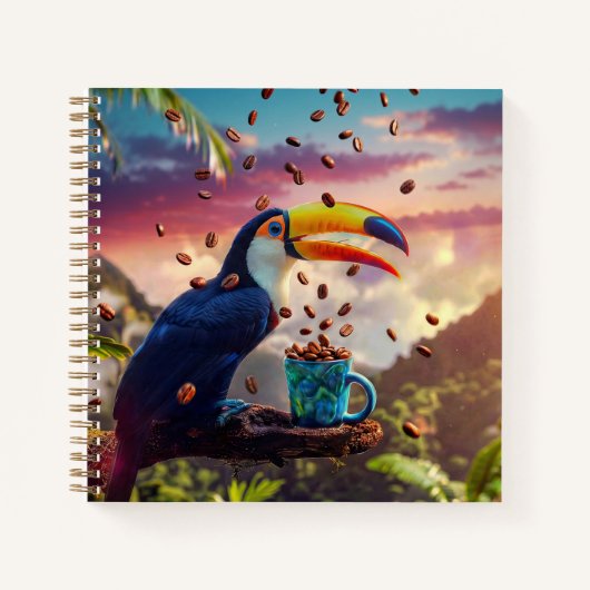 CARNET TOUCAN DE LA FORÊT TROPICALE FAUNE (Devant)