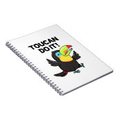 Carnet Toucan Do It Funny Encouraging Bird Pun (Côté Droit)