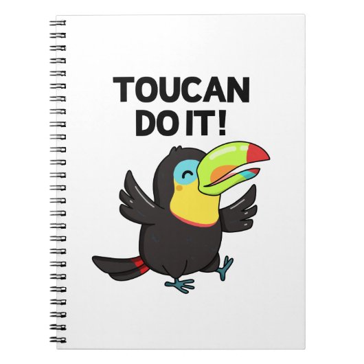 Carnet Toucan Do It Funny Encouraging Bird Pun (Devant)