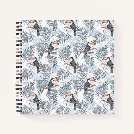 Carnet Toucan gris (Devant)