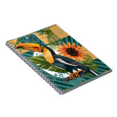 Carnet Toucan illuminé en harmonie tropicale (Côté Droit)