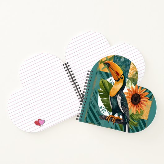 Carnet Toucan illuminé en harmonie tropicale (Intérieur)