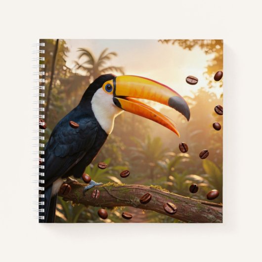 CARNET TOUCAN - REINE DU CAFÉ (Devant)