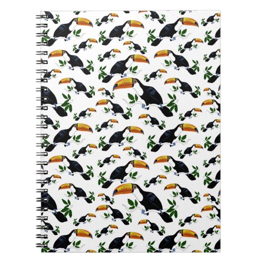 Carnet Toucans tropicaux - Jungle joueuse (Devant)