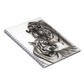 Carnet Touch - Oeuvre originale de tigre peinte à la main (Côté Droit)