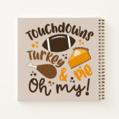 Carnet Touchdowns Turquie & tarte | Oh, mon (Dos)