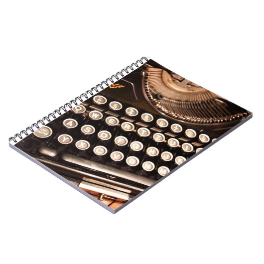 Carnet Touches de machine à écrire (Côté gauche)