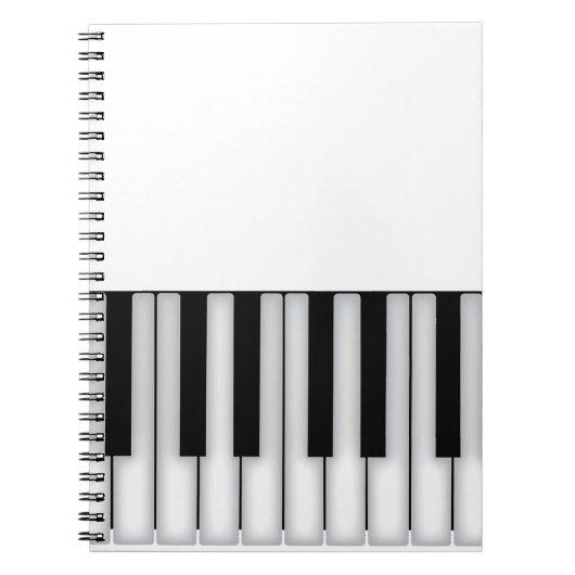 Carnet Touches de piano (Devant)
