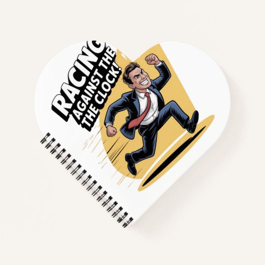 Carnet Toujours courir contre l'horloge (Devant)