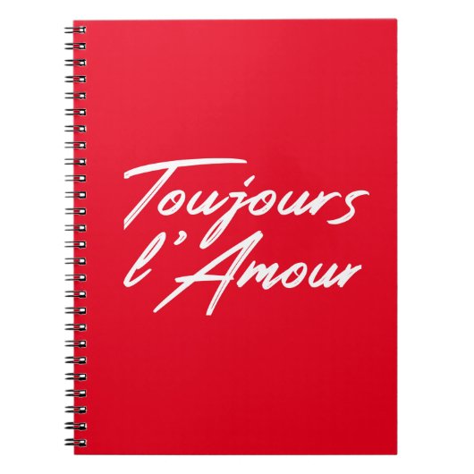 Carnet Toujours l'Amour - Amour éternel pour mariage (Devant)