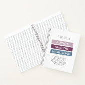 Carnet Toujours prendre le devis de motivation de la rout (Intérieur)