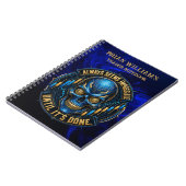 Carnet Toujours semble impossible Lueur bleue Bitcoin (Côté gauche)