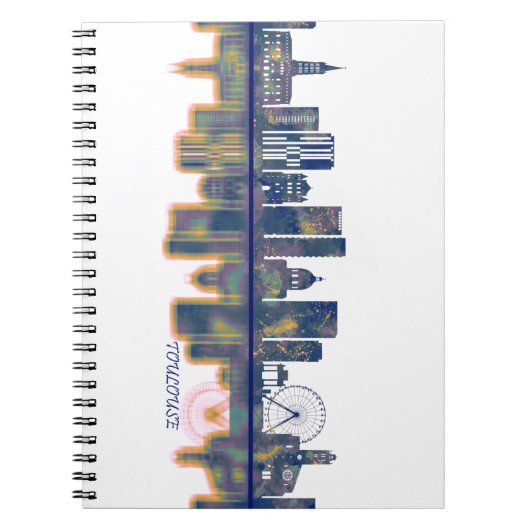 Carnet Toulouse Skyline (Devant)
