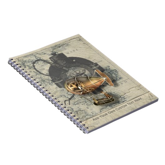 Carnet Tour de dirigeable de Steampunk (Côté Droit)