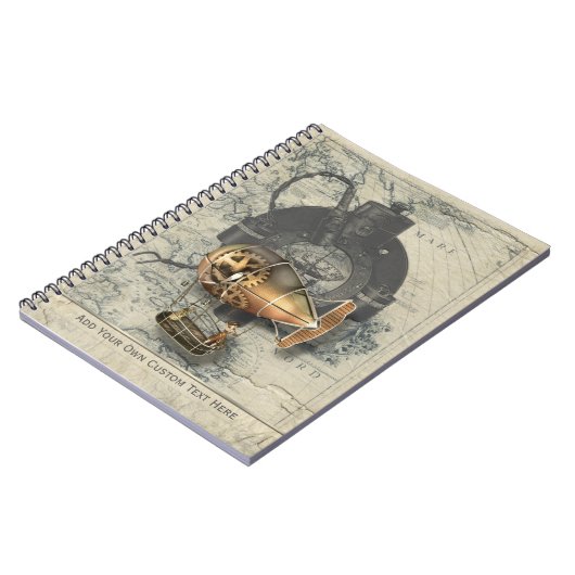 Carnet Tour de dirigeable de Steampunk (Côté gauche)