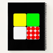 Carnet Tour de France Jerseys 3 Noirs (Dos)