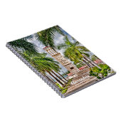 Carnet Tour de l'Horloge tropicale exotique Palmiers (Côté Droit)