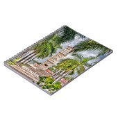 Carnet Tour de l'Horloge tropicale exotique Palmiers (Côté gauche)