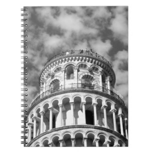 Carnet Tour de Pise Italie noir blanc
