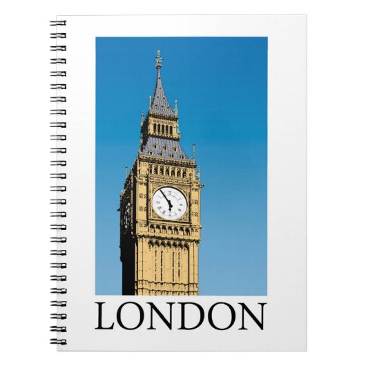 Carnet Tour d'horloge de Big Ben (Devant)